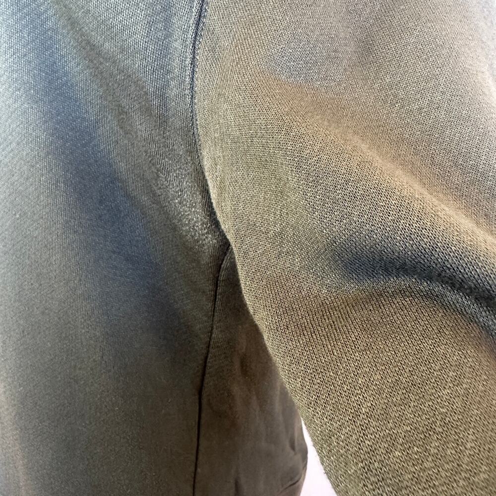 La Double J Olive Sweatshirt Midi Dress XL Silk Skirt Oversized Designer $900 - Picture 13 of 13